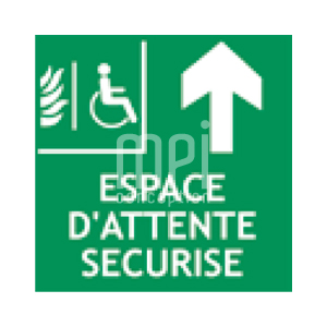 Panneau X Pvc Espace D Attente S Curis Devant Signalisation Pmr Mpi Conception